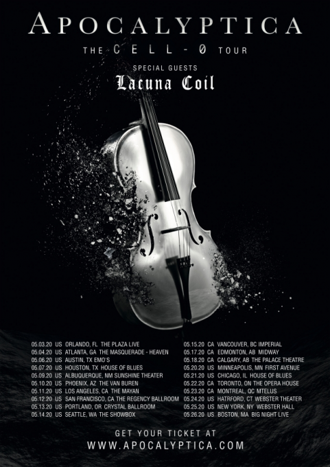 Apocalyptica & Lacuna Coil at Van Buren