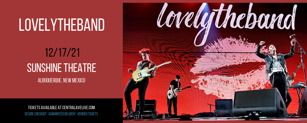Lovelytheband at Sunshine Theatre tickets Lovelytheband at Sunshine Theatre