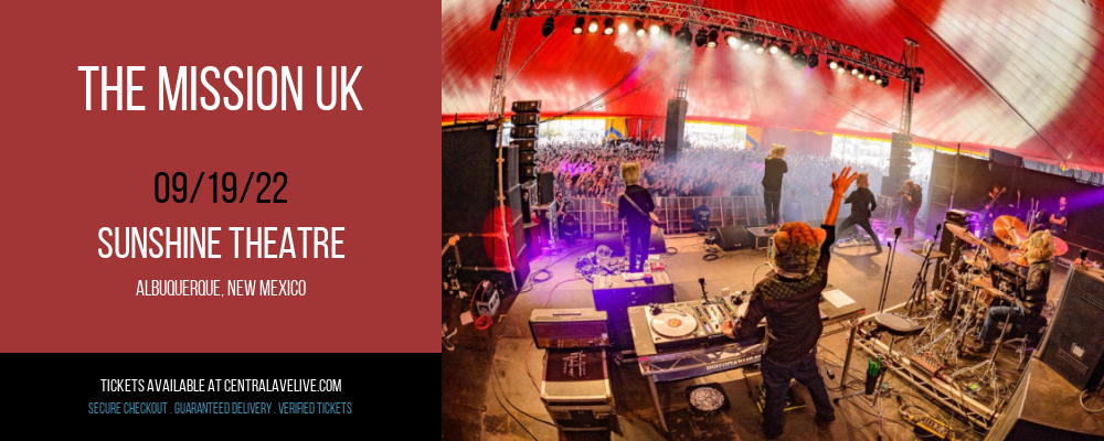 The Mission UK at Sunshine Theatre tickets The Mission UK at Sunshine Theatre