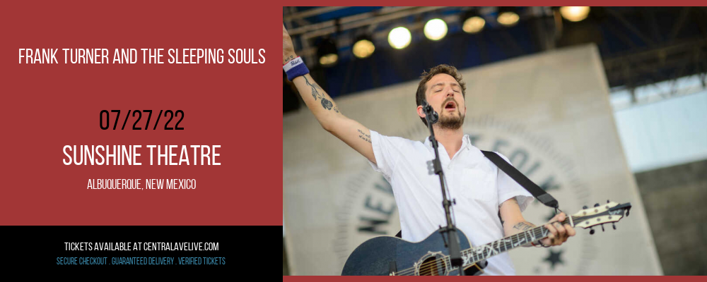 Frank Turner and The Sleeping Souls at Sunshine Theatre tickets Frank Turner and The Sleeping Souls at Sunshine Theatre