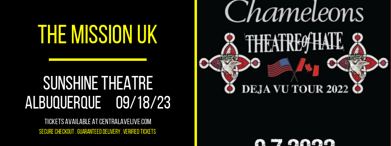 The Mission UK at Sunshine Theatre tickets The Mission UK at Sunshine Theatre