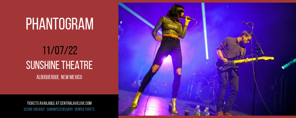 Phantogram at Sunshine Theatre tickets Phantogram at Sunshine Theatre