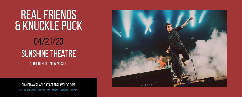 Real Friends & Knuckle Puck at Sunshine Theatre tickets Real Friends & Knuckle Puck at Sunshine Theatre