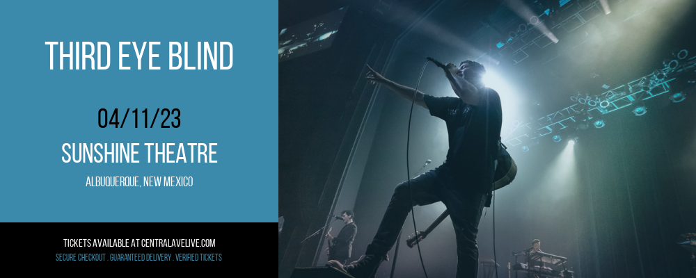 Third Eye Blind at Sunshine Theatre tickets Third Eye Blind at Sunshine Theatre