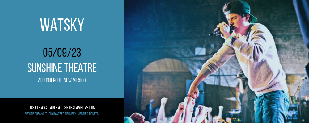 Watsky at Sunshine Theatre tickets Watsky at Sunshine Theatre