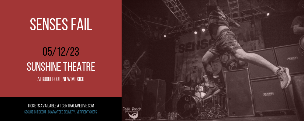 Senses Fail at Sunshine Theatre tickets Senses Fail at Sunshine Theatre