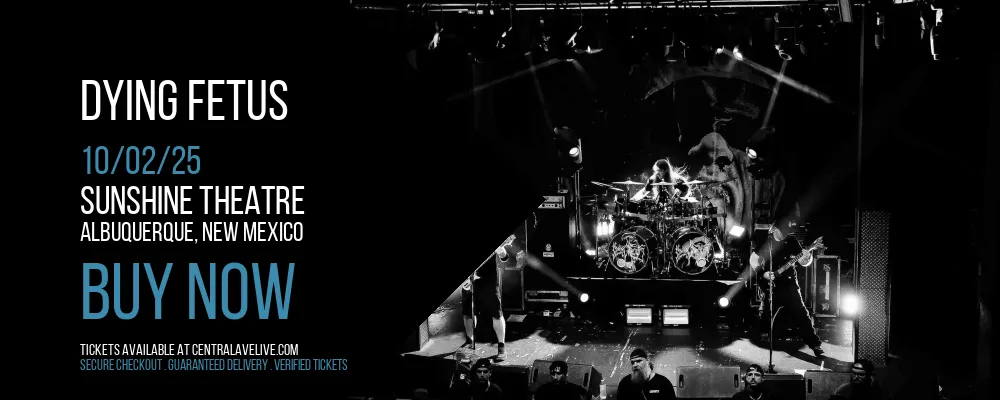 Dying Fetus at Sunshine Theatre